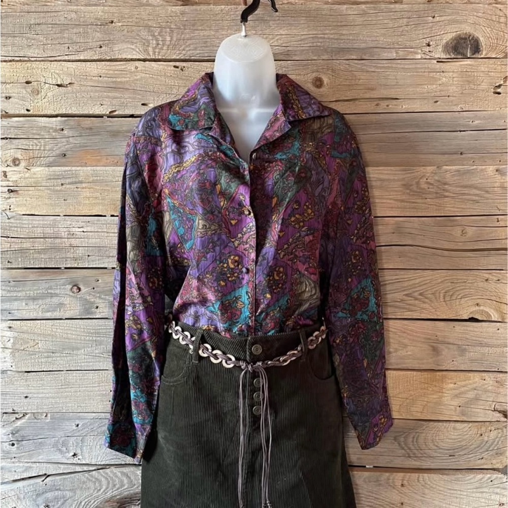 VINTAGE Silk Blouse